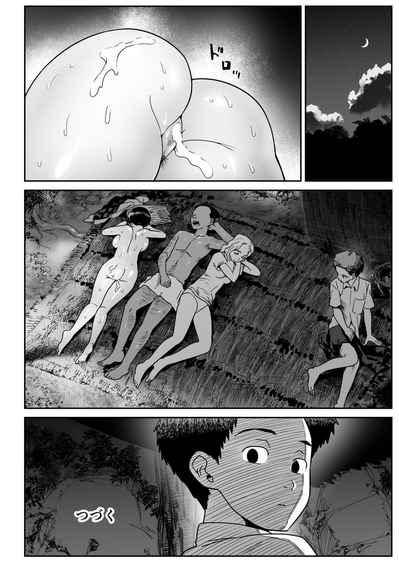 Hentai Manga Comic-Ono-san on an uninhabited island-Read-79